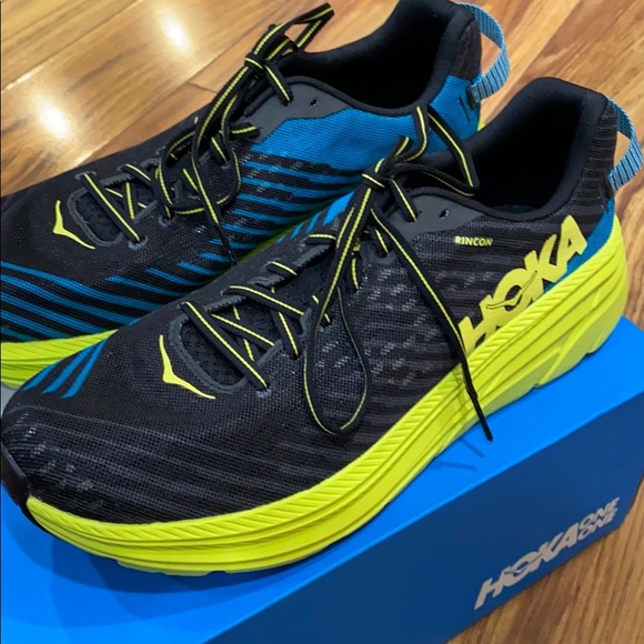 hoka one one rincon black citrus